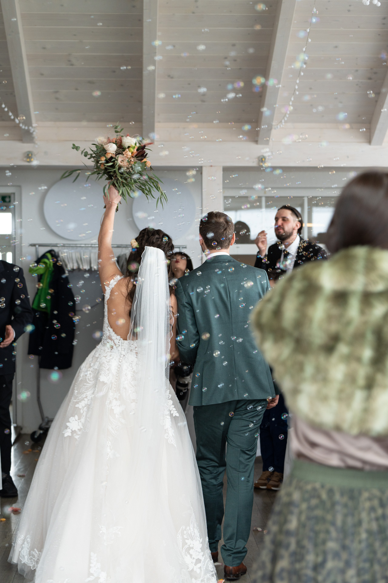 Hochzeit Brautpaar nach Trauung