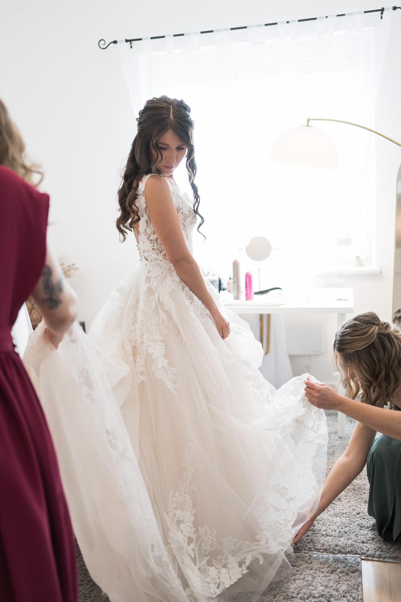 Hochzeitsfoto Brautkleid