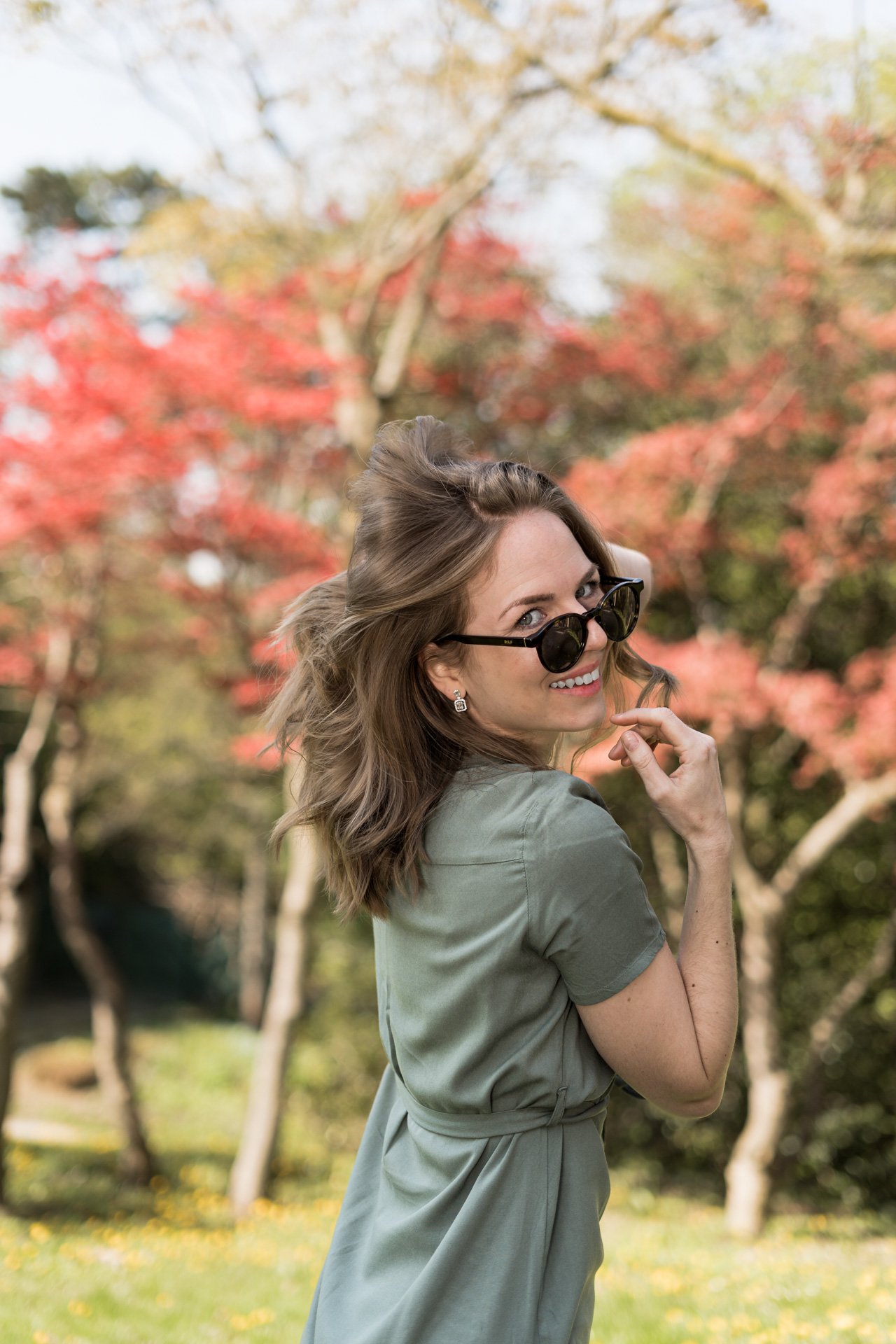 Portrait im Park Outdoor Fotoshooting